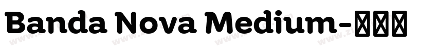 Banda Nova Medium字体转换